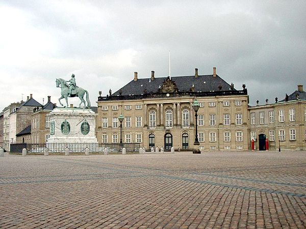 Princess Benedikte's birthplace: Frederik VIII's Palace at Amalienborg