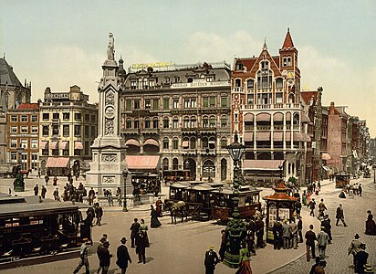 Dam square, Amsterdam