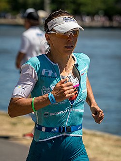 Anne Haug at Ironman Germany (Ironman European Championships) in Frankfurt am Main, 2018