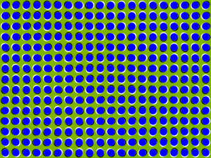 A peripheral drift illusion by Paul Nasca