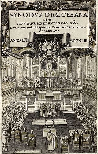 <span class="mw-page-title-main">Synod</span> Council of a church, convened to resolve issues of doctrine or administration