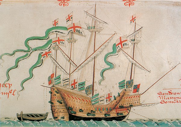 The carrack Pauncy from the Anthony Roll
