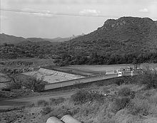 Ashurst-Hayden diversion dam, part of the San Carlos Irrigation Project
