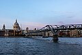 * Nomination London Millennium Bridge with St Paul's in the background --Mike Peel 06:34, 29 April 2024 (UTC) * Promotion  Support Good quality. --AuHaidhausen 07:08, 29 April 2024 (UTC)