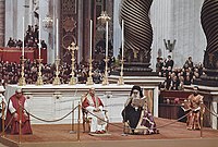 Athenagoras I a papež Pavel VI. v Římě