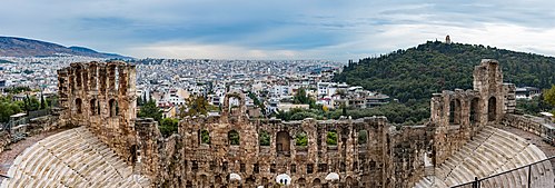 Athens gamle Akropolis stadium 2017