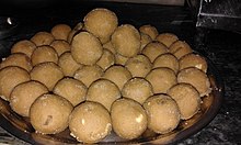 Wheat flour laddus Atta Laddoos.jpg