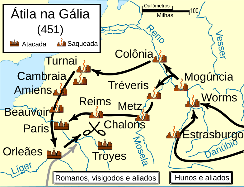 File:Attila in Gaul 451CE-pt.svg