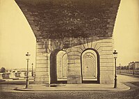 Perspective du passage des piétons sous le Viaduc, Point-du-Jour, Paris, vers 1864