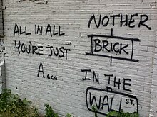 Archivo:Another brick in the wall - Pink Floyd - Vinyl.JPG - Wikipedia, la  enciclopedia libre