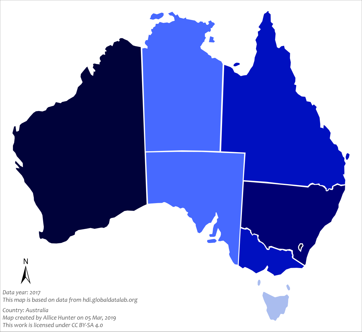 List Australian states territories by Human Development Index - Wikipedia