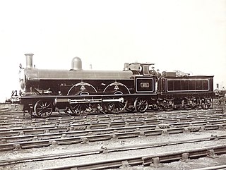 LNWR John Hick Class class of 10 British 3-cylinder compound 2-2-2-2 locomotives