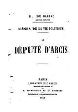 Balzac-Le député d'Arcis-1859.djvu