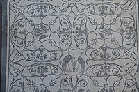 Одна из мозаик, представленная музее Терм Диоклетиана