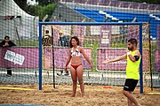 Deutsch: Beachhandball bei den Olympischen Jugendspielen 2018; Tag 6, 11. Oktober 2018; Mädchen, Platzierungsrunde - Amerikanisch Samoa-Hongkong 0:2 English: Beach handball at the 2018 Summer Youth Olympics at 11 October 2018 – Girls Consolation Round – American Samoa-Hong Kong 0:2