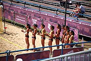 Deutsch: Beachhandball bei den Olympischen Jugendspielen 2018; Tag 4, 10. Oktober 2018; Mädchen, Vorrunde, Gruppe A - Ungarn-Chinese Taipei (Taiwan) 2:0 English: Beach handball at the 2018 Summer Youth Olympics at 10 October 2018 – Girls Preliminary Round Group A‎ – Hungary-Chinese Taipei 2:0