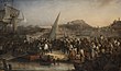 Joseph Beaume. «Наполеон залишає острів Ельбу. 26 лютого 1815 р.» (1836)