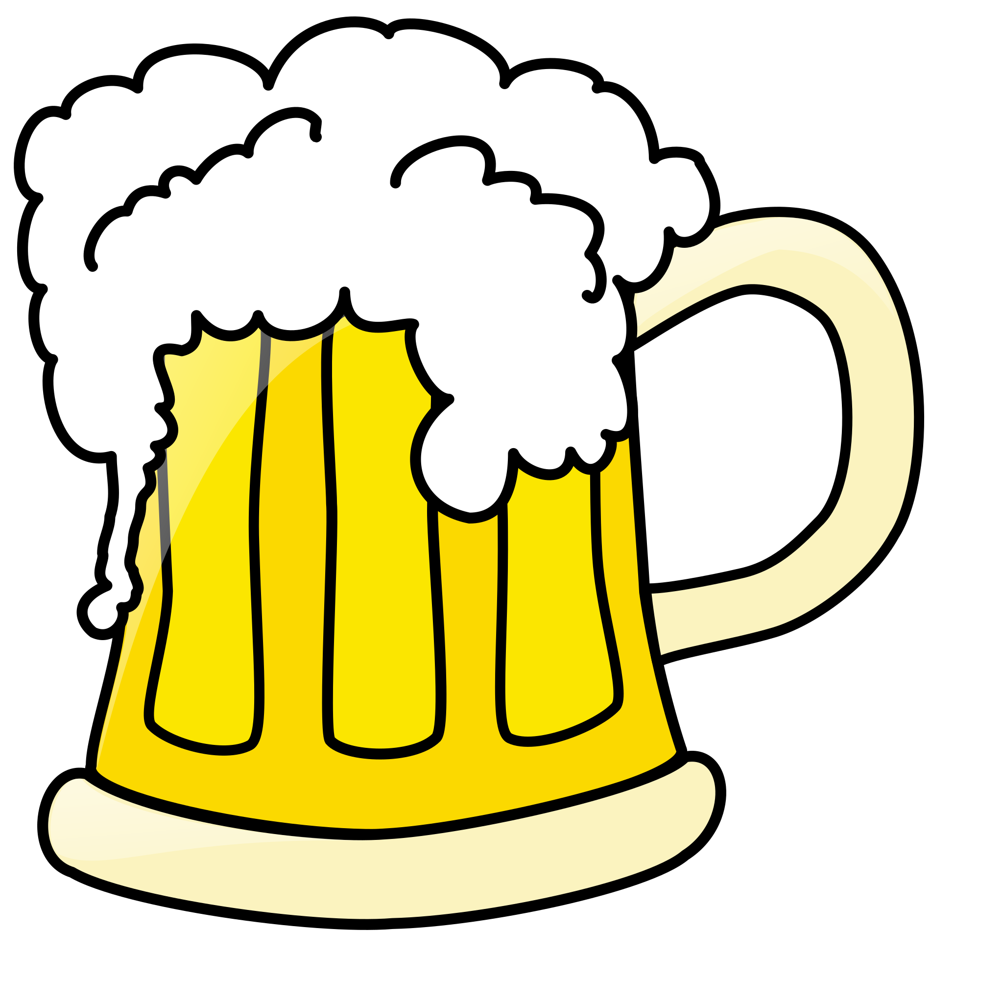 Beer Mug Transparent PNG Clip Art Image​