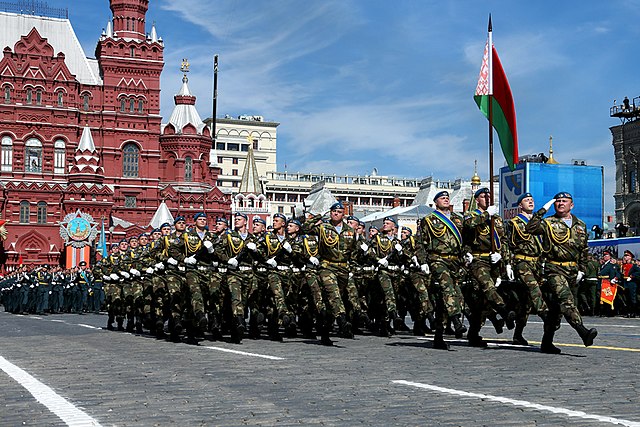 Troops of the Special Forces during the 2015 Moscow Victory Day Parade