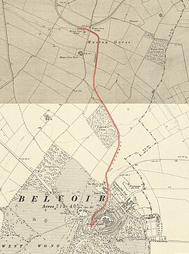 Belvoir Castle Railway route