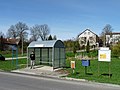 Čeština: Autobusová zastávka ve vsi Bitětice v okrese Pelhřimov, kraj Vysočina. English: in the village of Bitětice, part of the town of Pelhřimov, Pelhřimov District, Vysočina Region, Czech Republic.