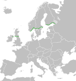 Blank map of Europe cropped - E18.svg
