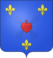 Bildbeschreibung Wappen Naundorff-de Bourbon family.svg.