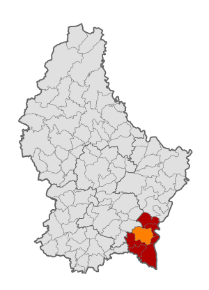 Gemeng Bous-Waldbriedemes: Geschicht[4], Geographie, Uertschaften a Lieu-diten an der Gemeng