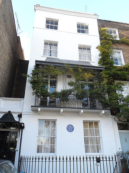Stoker's residence at 18 St Leonard's Terrace, Chelsea, London