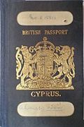דרכון בריטי ישן