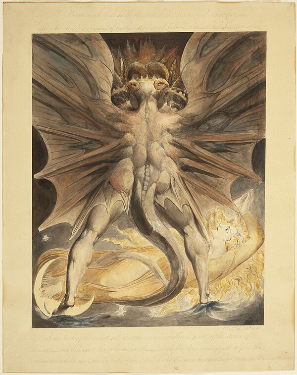 The Great Red Dragon and the Woman Clothed in Sun, ca. 1803–1805 Brooklyn Museum