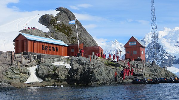 Touristen, die Brown während des australischen Sommers 2014 besuchen