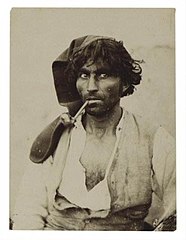 Bruno, Giuseppe (1836-1904) - Pescatore siciliano - Timbrata sul retro.jpg