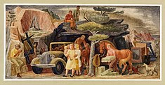 Building the New Road (mural study, Golden, Colorado Post Office) SAAM-1962.8.20 1.jpg