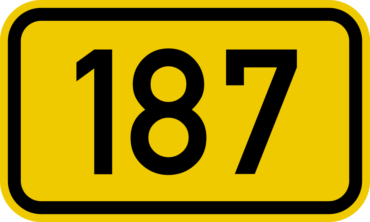 File:Bundesstraße 187 number.svg - Wikimedia Commons