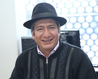 Former Assemblyman Salvador Quishpe from Zamora-Chinchipe Province