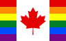 Canada Canadian Pride Flag[67][additional citation(s) needed]