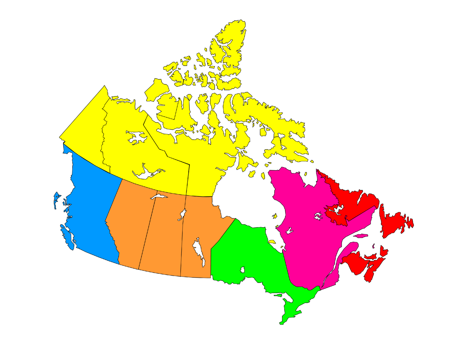 Canada Provinces. Canada Provinces and Territories. Canada Regions.