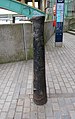 19th-century cannon used as post at Bankside. [1]