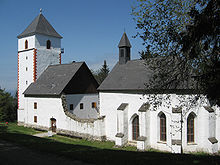 Die wiederaufgebaute St. Wolfgangskirche (Sveti Bolfenk)