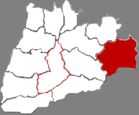 Localización de Yuánqǔ Xiàn