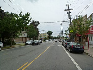 La calle principal de la isla, City Island Avenue