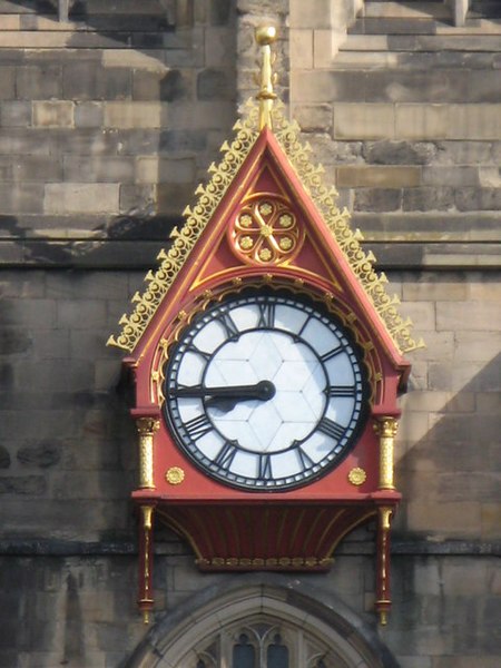 File:Clock on the spire of St Nicholas - geograph.org.uk - 889177.jpg