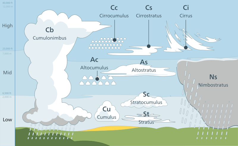 Cloud types (Wikipedia)