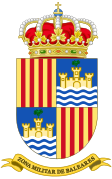 Escudo de la desaparecida Zona Militar de Baleares (1984-2002)
