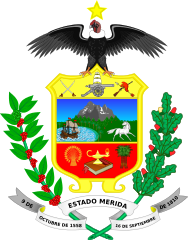 Escudo de armas del estado Mérida, Venezuela