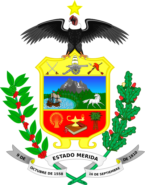 Archivo:Coat of arms of Mérida State.svg