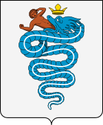 Coat of arms of the House of Visconti (1395).svg