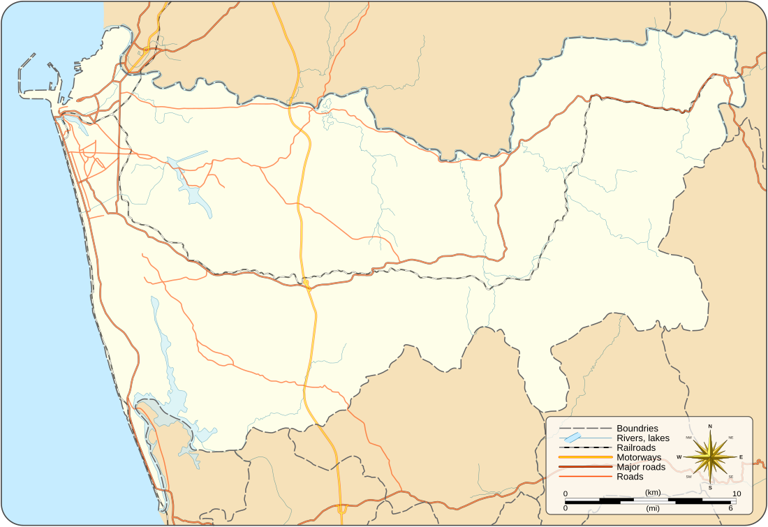 File:Colombo district location map.svg