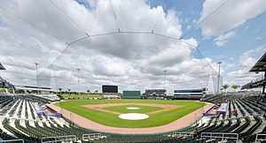 CoolToday Park is the newest stadium in the league and home of the Braves. CoolToday Park.jpg